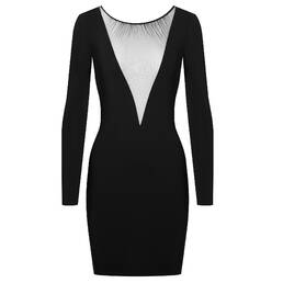 SCANDALE robe manches longues Nuit Fauve SCANDALE robe manches longues Nuit Fauve