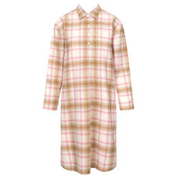 FÉRAUD chemise de nuit en coton Cosy Plaid