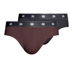 IMPETUS pack de 2 slips homme en lyocell Gridline