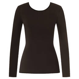 HANRO top manches longues en coton Cotton Seamless