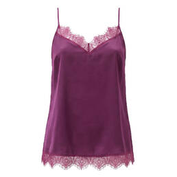 SIMONE PÉRÈLE haut de pyjama caraco en satin Satin Secrets