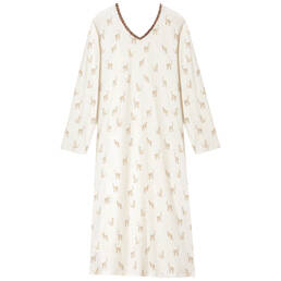 LE CHAT chemise de nuit longue en coton Fairy