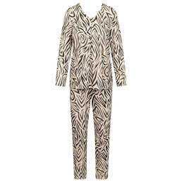 FÉRAUD pyjama en coton et modal Zebra Elegance