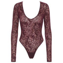 PRELUDE body string manches longues Nuit de velours PRELUDE body string manches longues Nuit de velours