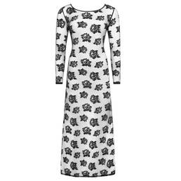 SARDA robe longue en dentelle Mayela