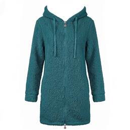 VERDISSIMA robe de chambre à capuche en polaire Soft Teddy VERDISSIMA robe de chambre à capuche en polaire Soft Teddy