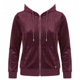VERDISSIMA veste zippée en velours Marbella