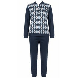VERDISSIMA pyjama col montant en coton Heart Check VERDISSIMA pyjama col montant en coton Heart Check