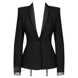 SCANDALE veste de smoking en laine Le Vestiaire SCANDALE veste de smoking en laine Le Vestiaire